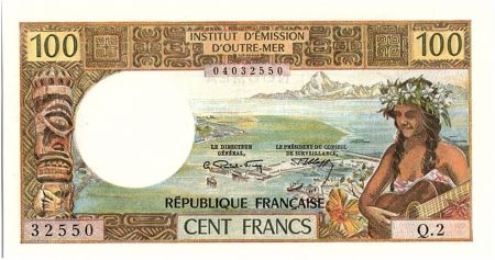 Nle Calédonie 100 Francs Tahitienne - 1973 Série Q2