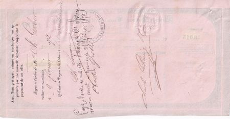 Nle Calédonie 1000 Francs - Traite du Trésor Public - 29-12-1869 - SUP+