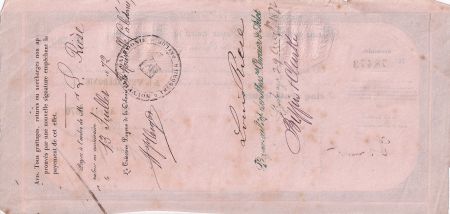 Nle Calédonie 500 Francs - Traite du Trésor Public - 28-04-1870 - SUP