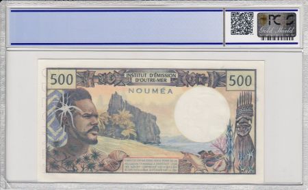 Nle Calédonie 500 Francs Pirogue - Spécimen - 1969  - PCGS 63OPQ