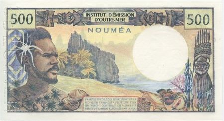 Nle Calédonie 500 Francs Pirogue - Spécimen - 1969