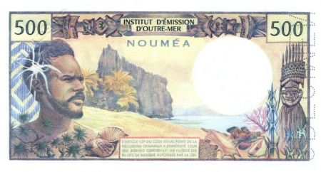 Nle Calédonie 500 Francs Pirogue - Spécimen - 1979