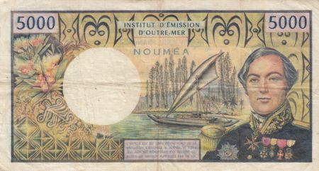 Nle Calédonie 5000 Francs Bougainville - 1975 - NOUMEA - Série G.1 - TTB