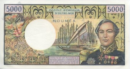 Nle Calédonie 5000 Francs Bougainville - postel-Vinay - 1971