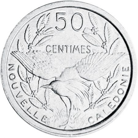Nle Calédonie Lot 4 pièces 0.50 à 5 Francs NOUVELLE CALEDONIE 1949 à 1952