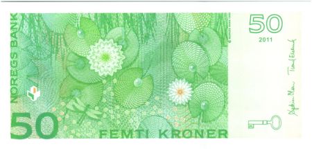 Norvège  50 Kroner  P. C. Asbjornsen - 2011- P.NEUF