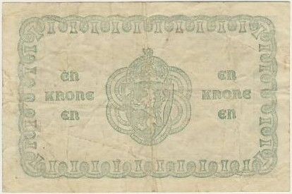 Norvège 1 Krone Armoiries