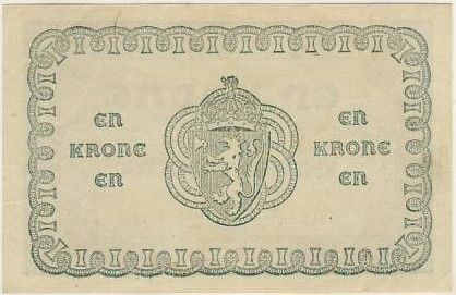Norvège 1 Krone Armoiries