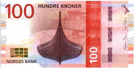 Norvège 100 Kroner Drakar 2016 (2017)