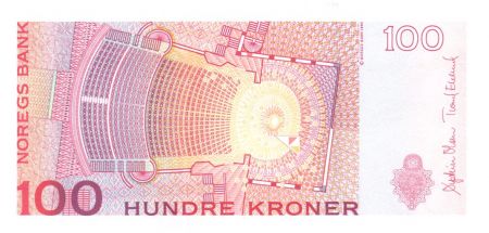 Norvège 100 Kroner Kristen Flagstad - Théâtre 2014 (2016)
