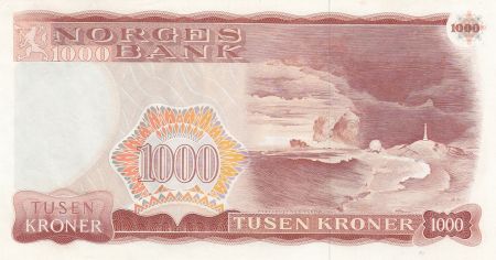 Norvège 1000 Kroner Henrik Ibsen - 1978