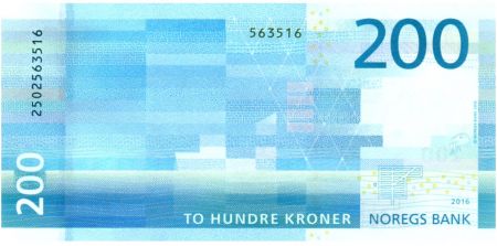 Norvège 200 Kroner Cabillaud 2016 (2017) - Neuf