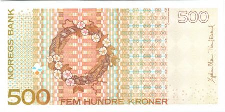 Norvège 500 Kroner, Sigrid Undset - 2012