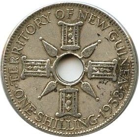 Nouvelle Guinée 1 Shilling Couronne - 1938