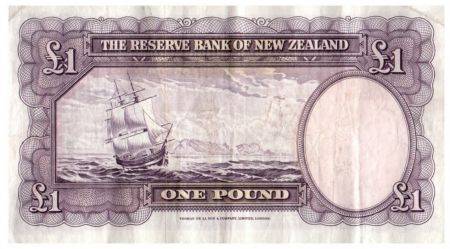 Nouvelle-Zélande 1 Pound 1940 - Capt. James Cook - Bateau