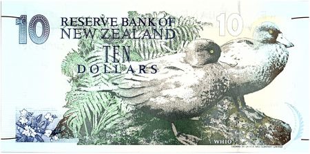 Nouvelle-Zélande 10 Dollars Kate Sheppard - Canards - 1992