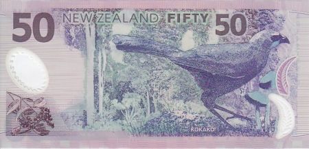 Nouvelle-Zélande 50 Dollars 2014 - Apirana Ngata - Kokako