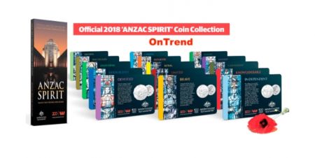 Nouvelle-Zélande Série 15 pièces  Esprit de Anzac 1918-2018 - WWI