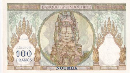 Nouvelles Hébrides 100 Francs Ruines Angkor - 1945 Spécimen