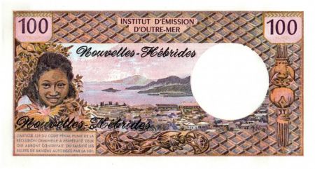 Nouvelles Hébrides 100 Francs Tahitienne - 1972 série F.1