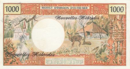 Nouvelles Hébrides 1000 Francs Tahitienne - ND 1975 - Spécimen