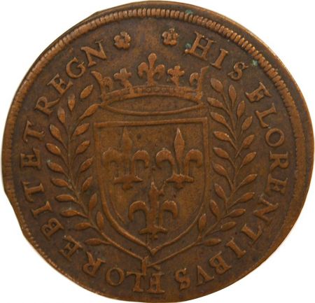 NUREMBERG  Henri III  JETON cuivre  F.11811