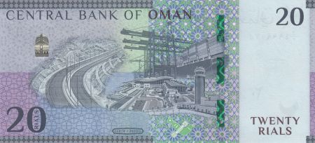 Oman 20 Rials - Sultan de Oman - Armoiries 2020 - Neuf