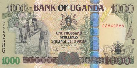 Ouganda 1000 Shillings Fermier - Sillo - 2009