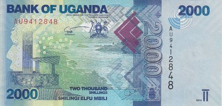 Ouganda 2000 Shillings - Mer - Poissons - 2010
