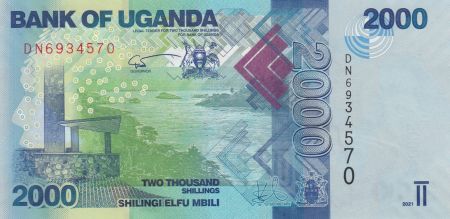Ouganda 2000 Shillings - Mer - Poissons - 2021 - Série DN - P.NEW