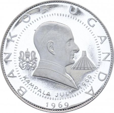 Ouganda 30 Shillings Visite du Pape Paul VI - 1969-1970
