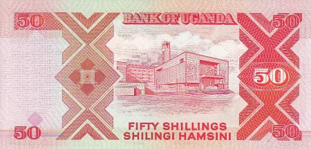 Ouganda 50 Shillings - Armoiries - Parlement - 1997