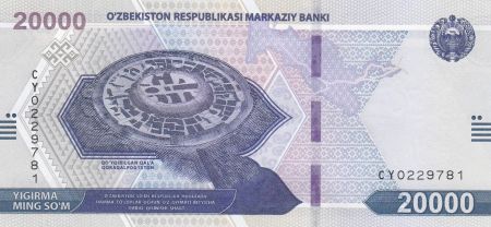 Ouzbékistan 20000 Som Poteries - 2021 - Neuf