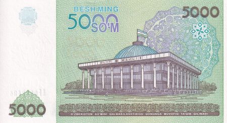 Ouzbékistan 5000 Sum - Parlement - 2001 - NEUF - P.83