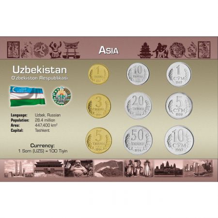 Ouzbékistan Monnaies du Monde - Ouzbékistan