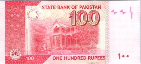 Pakistan 100 Rupee M. Ali Jinnah - Résidence Quaid E-Azam - 2006