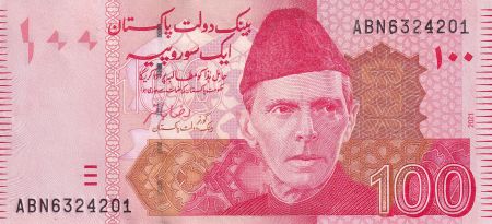 Pakistan 100 Rupees - M. Ali Jinnah - 2021 - Série ABN - P.NEW
