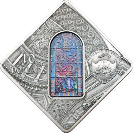 Palau 10 Dollars 2014 - La Basilique Saint Etienne de Pest