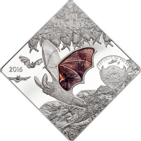 Palau 10 Dollars 2016 - La Chauve-souris
