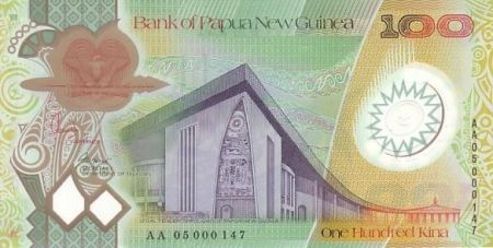 Papouasie-Nouvelle-Guinée 100 Kina Parlement - Evolution économie