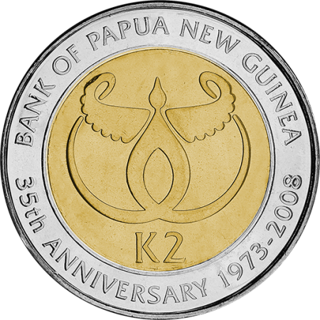 Papouasie-Nouvelle-Guinée 2 Kina 2008 Papouasie-Nouvelle-Guinée - Bimétallique