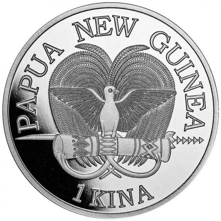 Papouasie-Nouvelle-Guinée Oiseau de Paradis - 1 once argent Papouasie-Nouvelle-Guinée 2022