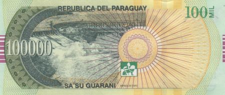 Paraguay 100000 Guaranies San Roque Gonzalez de Santa Cruz - 2017 (2018)