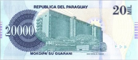 Paraguay 20000 Guaranies Femme et cruche - Imm. Banque Central - 2015 (2017)