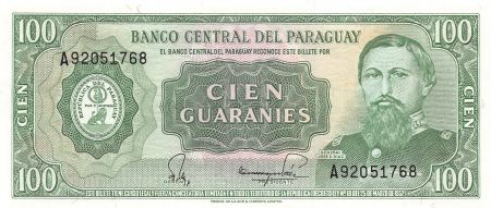 Paraguay PARAGUAY  GENERAL JOSE E. DIAZ - 100 GUARANIES LOI DE 1952 - P.NEUF