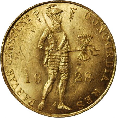 PAYS-BAS - DUCAT OR 1928