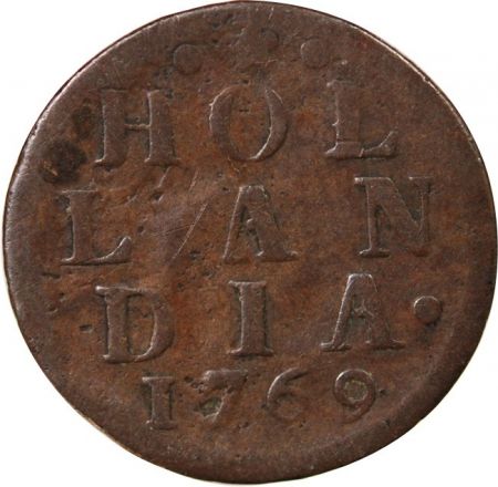 PAYS-BAS  HOLLANDE - 1 DUIT 1769
