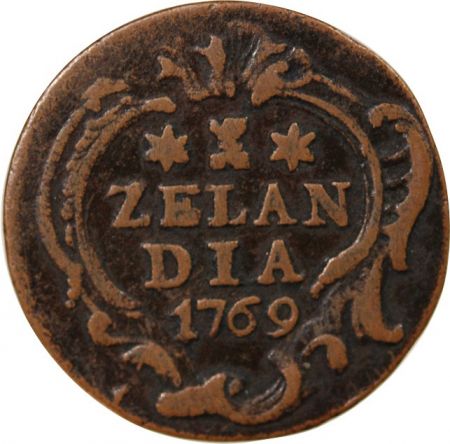 PAYS-BAS  ZELANDE - 1 DUIT 1769