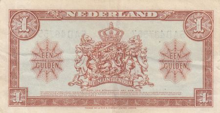 Pays-Bas 1 Gulden 1945 - Wilhelmina