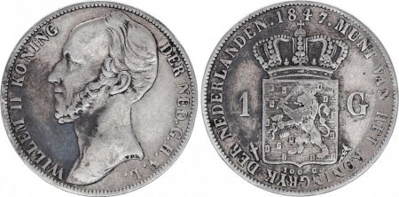 Pays-Bas 1 Gulden Guillaume III - 1847
